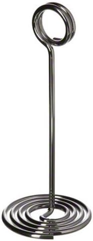 American Metalcraft NSC6 6 Chrome Swirl Base Number Stand