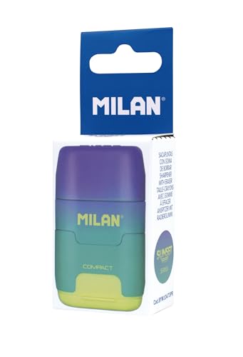 Caja con colgador afilaborra COMPACT Sunset lila-amarillo MILAN, BYM10473PR