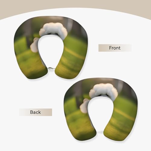Almohada con espuma viscoelástica y diseño ergonómico miniatura 3