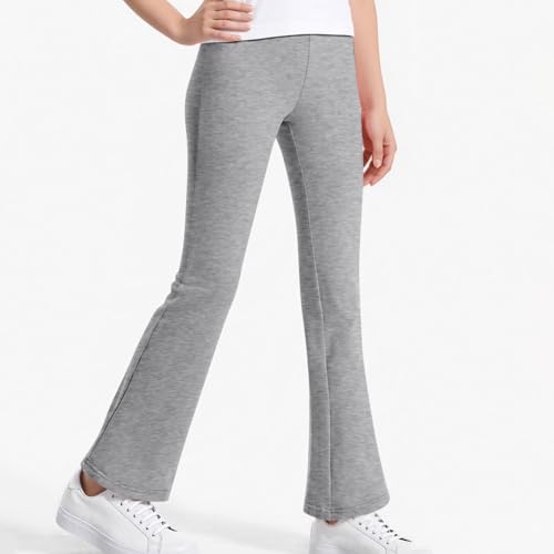 Girls Flare Leggings Cute Kids Bell Bottom with Elastic Waist Bootcut Yoga Pants Winter Outfits Trendy Teen Clothes2