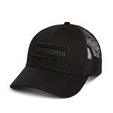Kenworth KW Trucks Motors Blackout Mesh Trucker Snap Back Trucker Cap/Hat