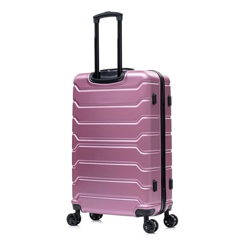 Image of InUSA TREND Luggage with Spinner Wheels | Durable Lightweight Hardside Suitcase, Travel Sets with Handle and Trolley | (20in, 24in, 28in, 32in) 4 Piece Set | Rose Gold