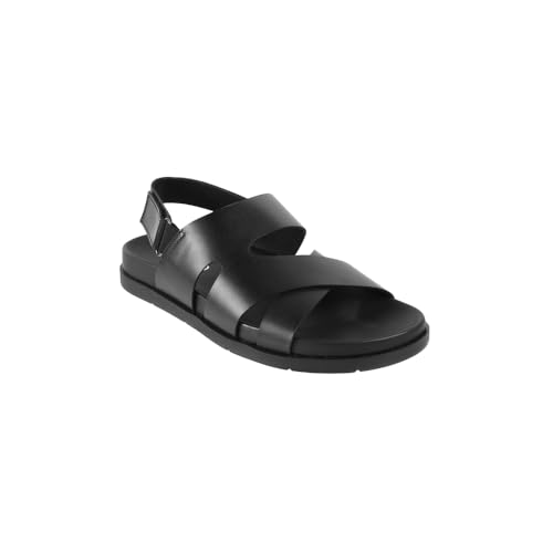 Image of Metro Men Faux Leather Comfort Sandal