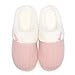 NineCiFun Women's Slip on Fuzzy Slippers Memory Foam House Slippers Outdoor Indoor Warm Bedroom Shoes Fur Lined(7-8 M US, Pink)