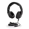 Reloop RHP-20 Knight DJ-Kopfhörer inkl. Tragetasche (drehbar & klappbar, Mini-XLR-zu-6,3mm-Klinke-Kabel 3m) schwarz
