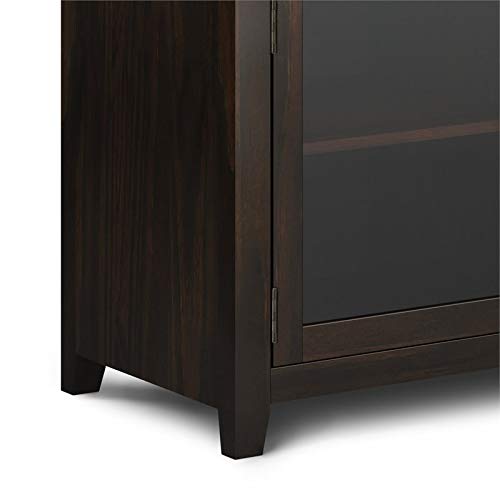 Simplihome Cosmopolitan Solid Wood 54 Inch Wide Contemporary Sideboard Buffet In Mahogany, For The Dining- Room And Kitchen #TOP5