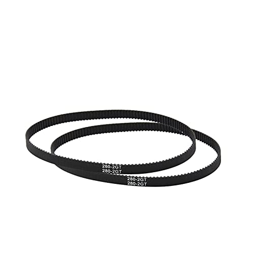 SUTK 10 PCS 2GT. Cintos de temporização de loop fechado GT2 6mm largo borracha síncrona cinto de pol