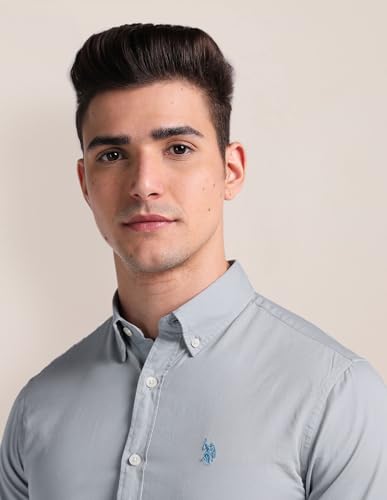 Image of U.S. Polo ASSN. Men's Cotton Regular Fit Shirt