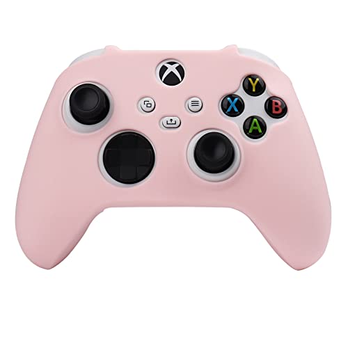 Image of RALAN Controller Skin for Xbox Series S /X, Anti-Slip Silicone Controllers Cover Protector Case Compatible with Xbox Series S /X(Pink Pro Thumb Grip x 2,Cat + Skull Cap &Cover Grip x 2)