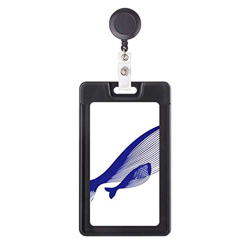 Funda retráctil para tarjetas de la ballena azul: protege tus pases y evita pérdidas