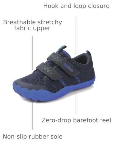 Image of KUBUA Barefoot Shoes for Kids Boys Girls Wide Toe Box Zero Drop Sneakers | Minimalist, Lightweight Comfortable Fit, Breathable, Walking, Hiking, Tennis, Play, Daily Wear, Toddler, Little Kid, Big Kid