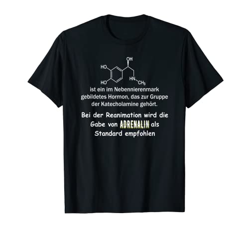 Servicio de rescate, adrenalina como medicamento de emergencia, 112 atuendos Camiseta
