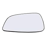 Driver Side Mirror Glass Assembly With Plastic Backing Plate (Non-Heated) Compatible with 2007-2009 Saturn Aura, 2008-2012 Chevrolet Malibu
