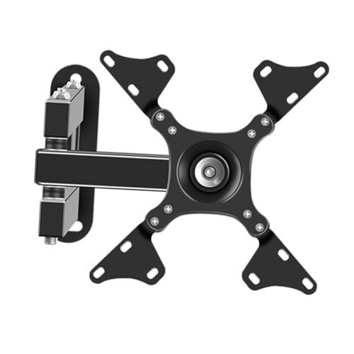 Support mural TV orientable et inclinable noir Toddmomy