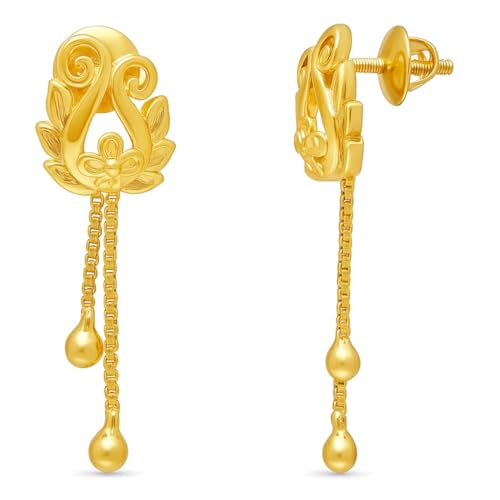 Image of ZAVYA 925 Sterling Silver Cubic Zirconia Circular Gold Plating Earrings | | Gift for Women and Girls | With Certificate of Authenticity and 925 Hallmark