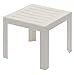 Grosfillex 53001004 Miami Mesa Auxiliar, Blanco, 40 x 40 cm