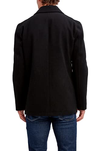 Image of Nautica Men's Wool Blend Peacoat - Double-Breasted Winter Coat, Regular, Big & Tall Sizes