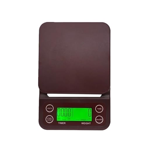 ו͂ 3kg/0.1g R[q[XP[ ^C}[t @\fW^XP[ LCD dqR[q[vʃXP[ Lb`p vʌv(Coffee-colored)