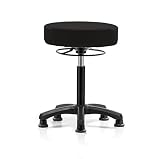 Perch Life Height Adjustable Stool with Stationary Caps | Workbench Height 20.5-28 inches | 250-poun