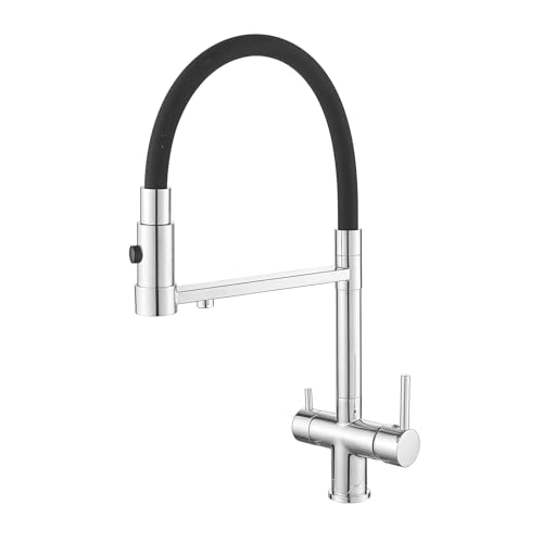 Robinet de cuisine ZR98US flexible pour nettoyer facilement les grands faitouts