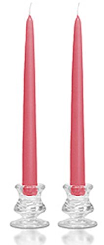 15 Inch Dusty Pink Taper Candles