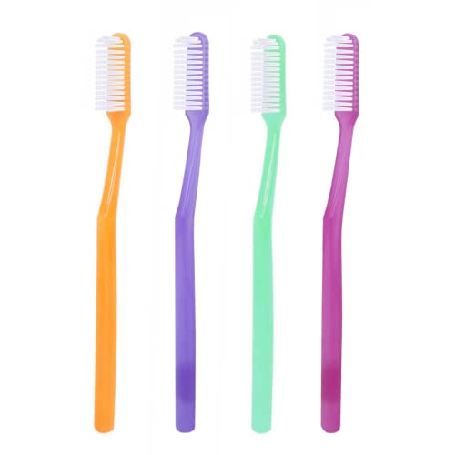 Image of MAXI Angular Hard Toothbrush | Helps Improve Gum Health | Deep Plaque & Stain Removal | Manual Hard Bristles Tooth Brush | Multicolor Pack of 12