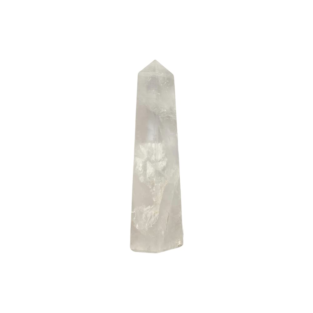 VIE Small Obelisk Tower, 7x2x1cm, Clear Quartz