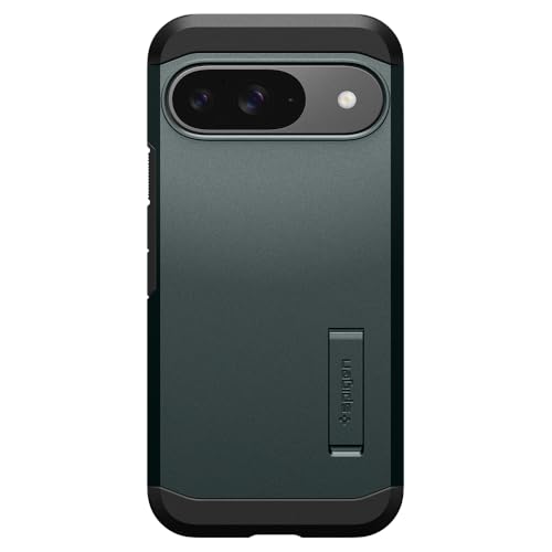 Spigen Tough Armor for Google Pixel 9 case Pixel 9 PRO case cover with Extreme Impact Foam - Abyss Green