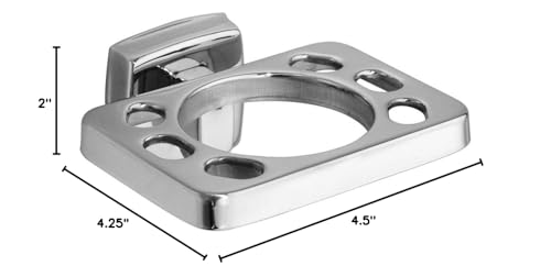 Moen P1740 Stainless Steel Wallmount Toothbrush/Tumbler Holder, Stainless