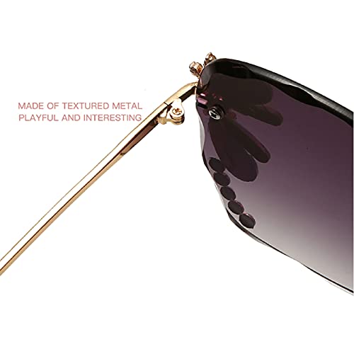 Vintage Rimless Square Rhinestone Sunglasses Women Retro Cutting Lens Luxury Bling Diamond Sun Glasses Female Party Eyewear4