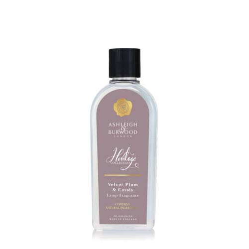 ASHLEIGH & BURWOODVelvet Plum & Cassis Lamp Fragrance | 500 ml | Made in The UK | Fruity Scent