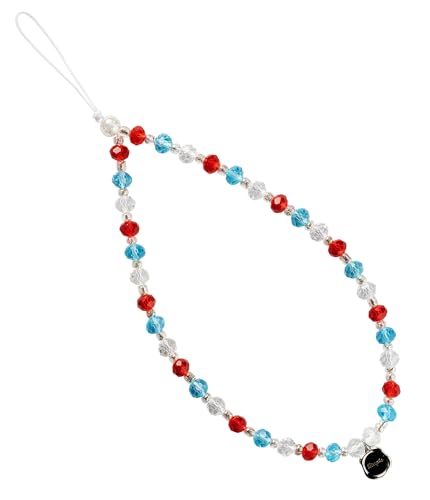 Image of Ringke Beaded Strap Compatible for Cell Phone Case, Cute Aesthetic Stone Beads Charm Keychain Wrist Hand Bracelet Strap for Phone Cover Decoration Accessories for Women, Girls