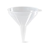 Entonnoir plastique 21 cm transparent