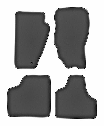 Tapis de sol en velours Dodge Nitro auto Durban graphite 4 tapis