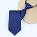 Luckyvestir Ties for Kids Boys Neckties Pre-tied Adjustable Zipper Skinny Neckties for School Uniforms Graduation