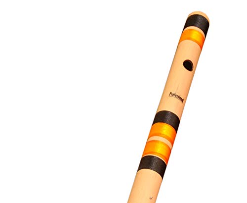 Foxit Professional Flutes C Sharp Medium Right Hand Bansuri Size 18.5 inches With Free Carry Cover (Image - 4)