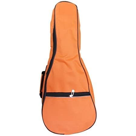 Image of Ukulele Case with 5MM Sponge Padding Adjustable Shoulder Strap 21 Inch (23 /24 inch, Orange)