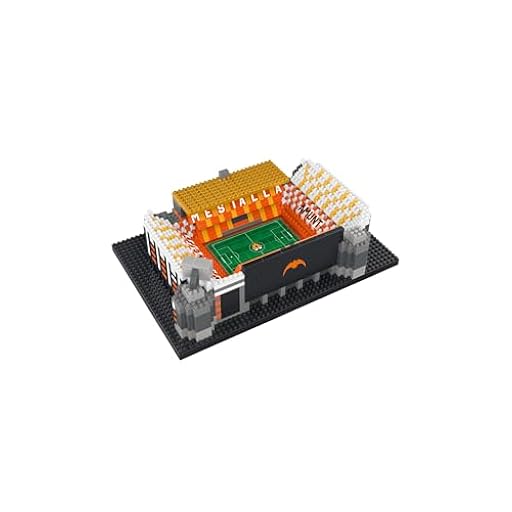 FOCO Licencia oficial Valencia CF Mestalla Stadium BRXLZ Piedras 3D Mini Estadio de Fútbol Kit de construcción | Ya disponible en tu tienda friki favorita! En mundofriki.es!