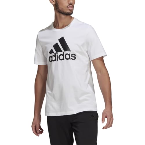 T-shirt adidas XL grand logo blanc idéal pour le sport et la détente