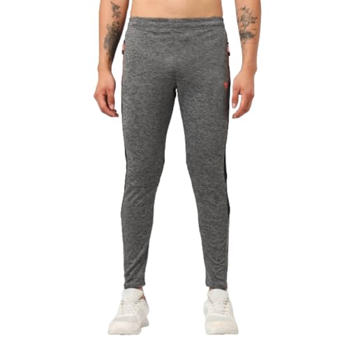 Image of TECHNOSPORT Men's Slim Fit Active Running Track Pant - (MPP681-123-P) Pack of 1