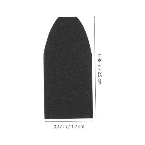 DECHOUS 10pcs Violin Bow Tips Durable Plastic Replacement Parts for Stringed Instruments Easy to Install Horsetail Protectors Black and White for Long-term Use