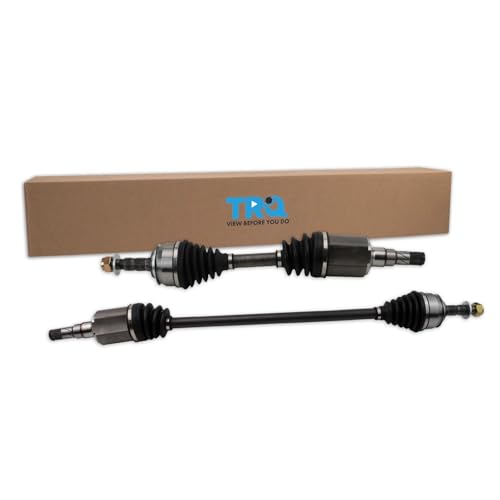 Image of TRQ Front Driver and Passenger Side CV Axle Assembly Set 2 Piece Compatible with 2011-2015 Chevrolet Cruze Manual Transmission 2016 Cruze Limited Manual Transmission