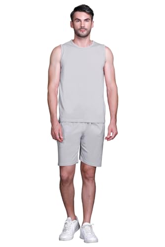 Image of GODFREY Men Co ord Set for Summer Cotton