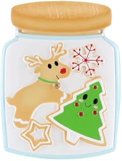 Christmas Cookie Jar Family of 2 Personalized Ornament