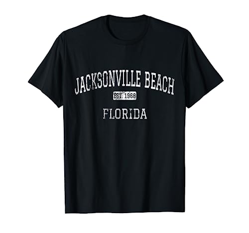 Jacksonville Beach Florida FL Vintage Men Women Kids T-Shirt