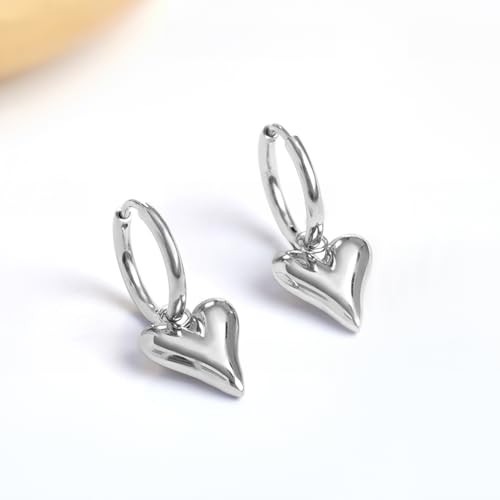 Image of Rubans Demi Fine Stainless Steel Hoop Earrings Daily Gift for Women & Girls