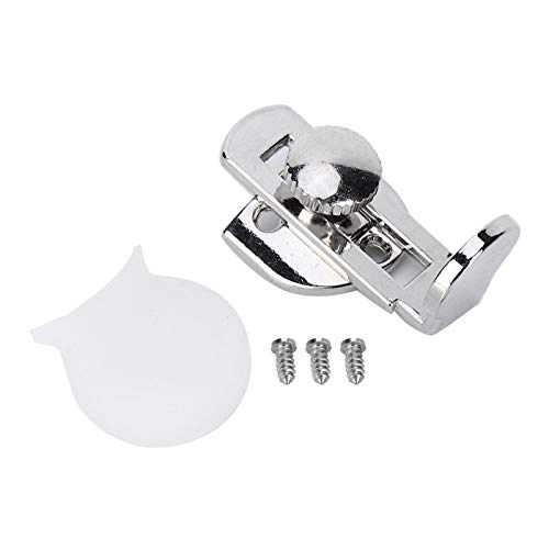 Reposamanos plateado para clarinete + sombrero blanco Reposapiés de diseño ergonómico para clarinete instrumento de viento de madera