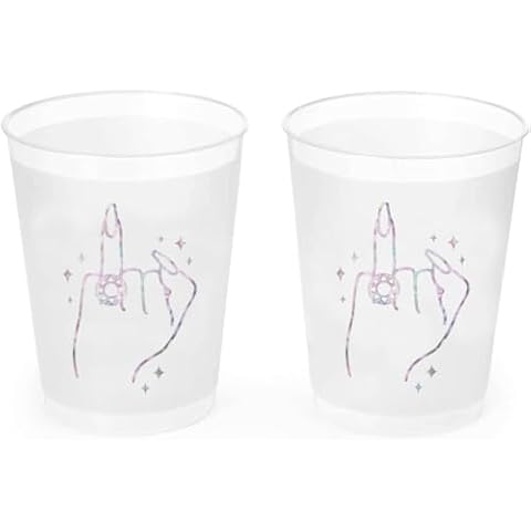 xo, Fetti Bachelorette Party Ring Finger Cups Cover