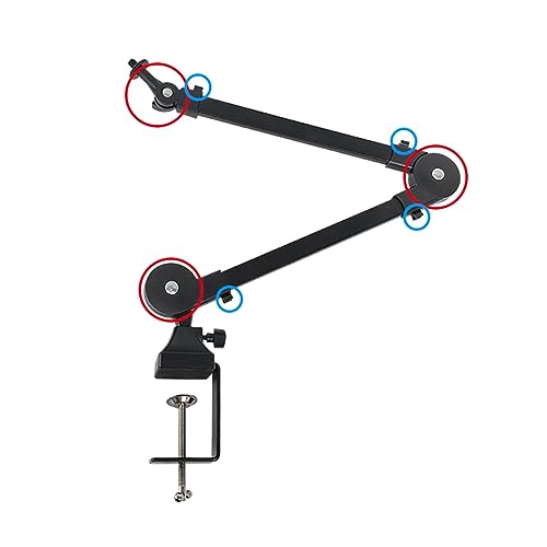 Bras de support de bureau en métal premium pliable pour aménagement de studio - 6