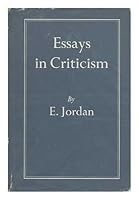 ESSAYS IN CRITICSM B0000CI9FU Book Cover